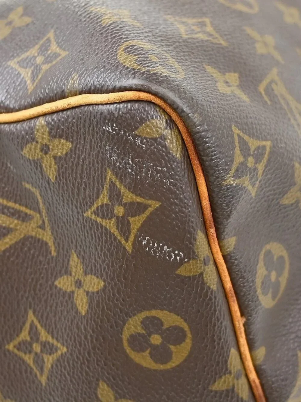 Best05 LOUIS VUITTON KEEPALL 50 TRAVEL HANDBAG MONOGRAM